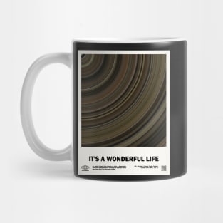 minimal_It's a Wonderful Life Abstract Circular Movie Mug